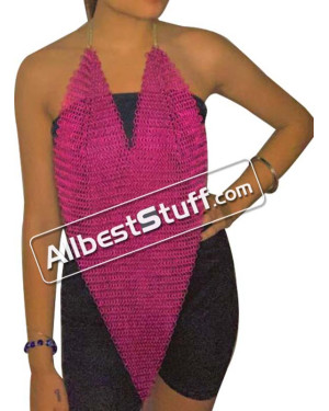 Aluminum Chainmail Tops Butted Rings 8 mm